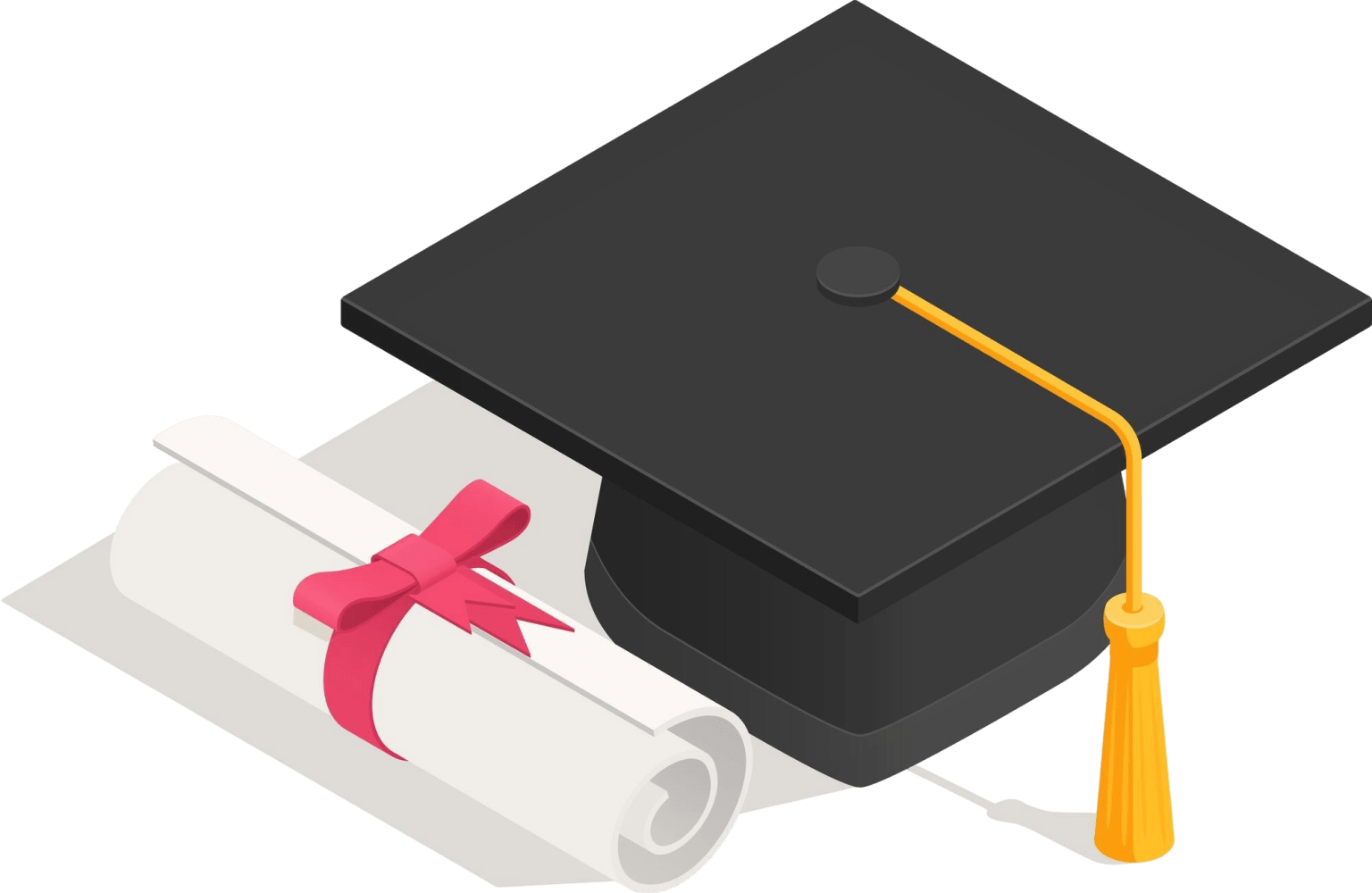 Graduation Cap and Certificate